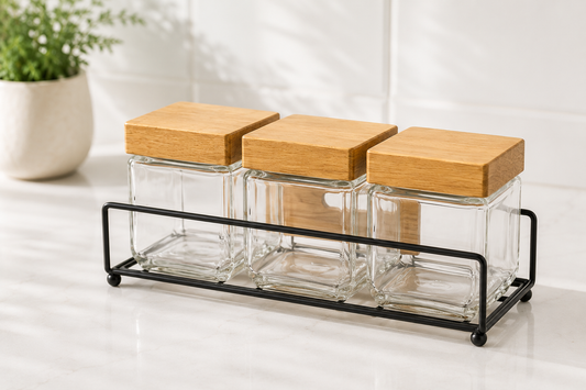 The Pantry Edit — Glass Canister Set