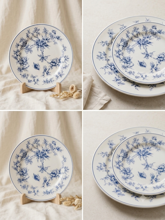 Azure Vintage Plates