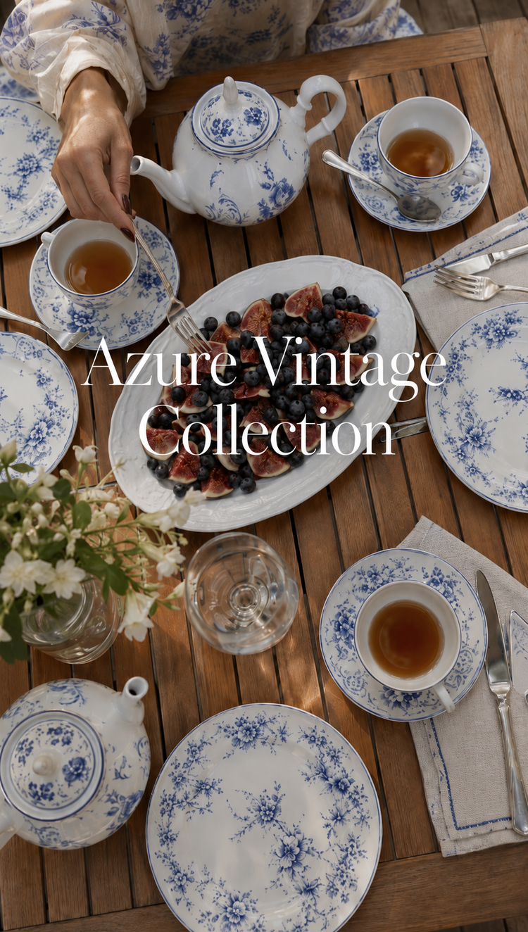 Azure Vintage Tableware