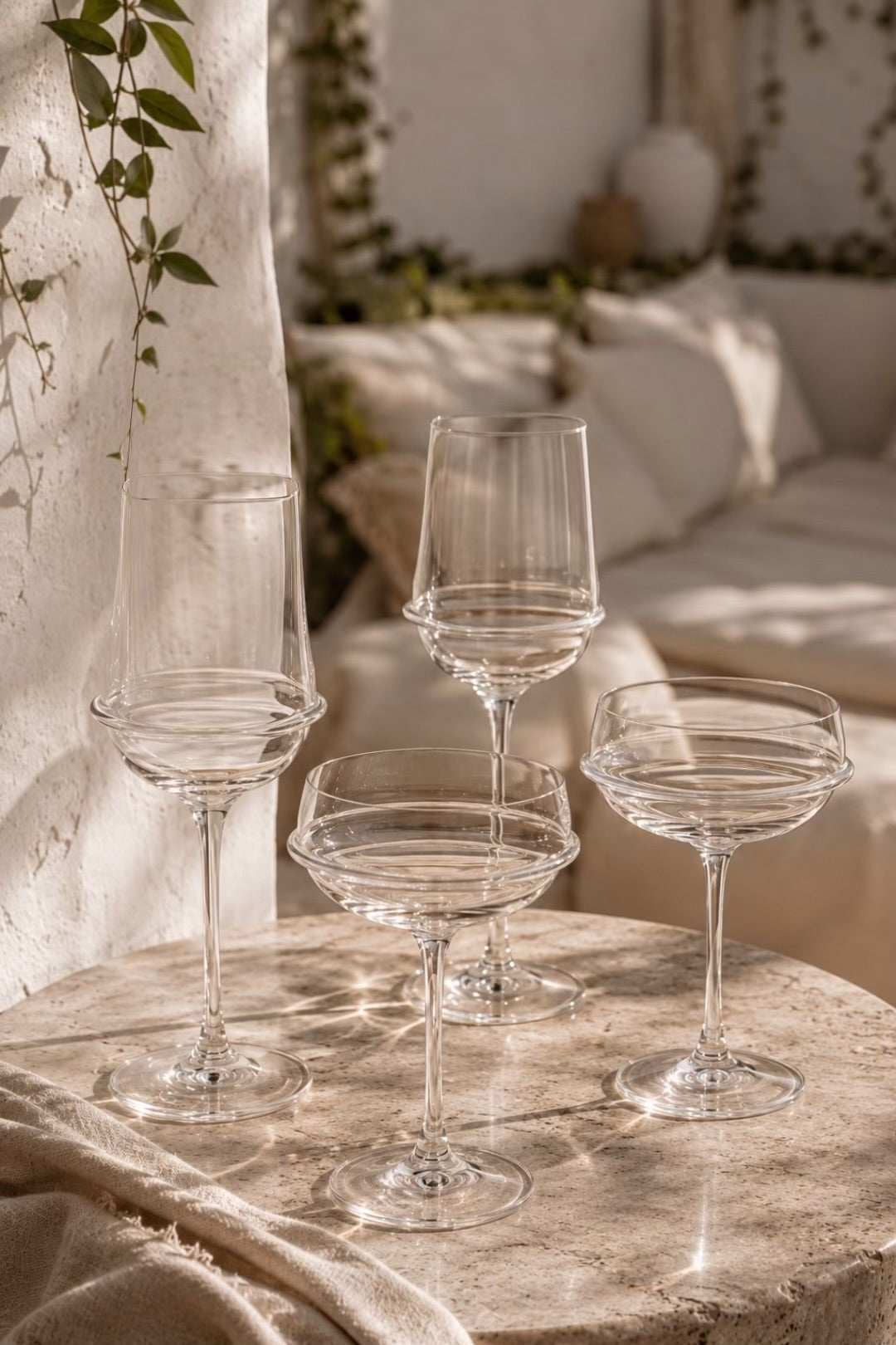 The Oasis Glass Collection — Set of 4