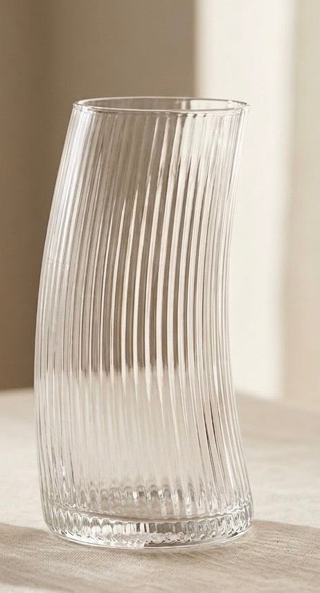 Flou — Ribbed Tall Glass Set