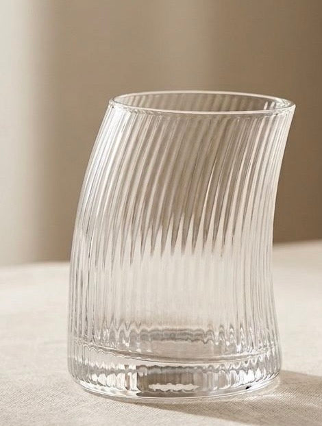 Flou — Ribbed Short Glass Set
