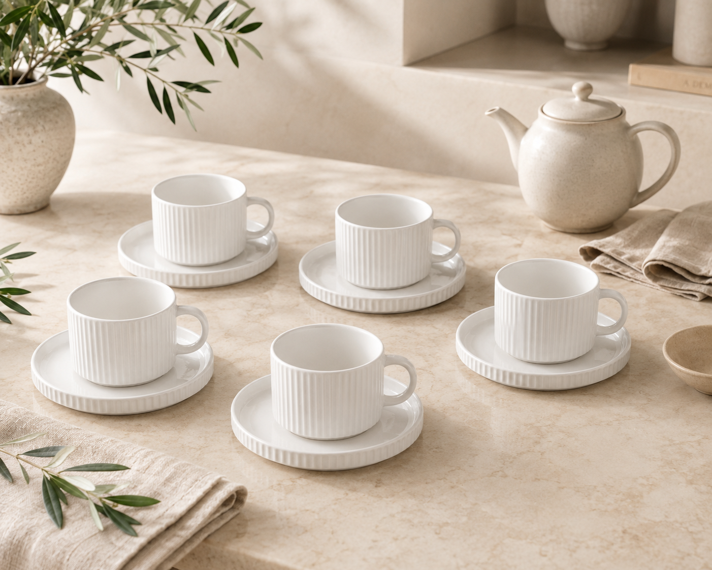 The Luna Tea Set — Set of 6