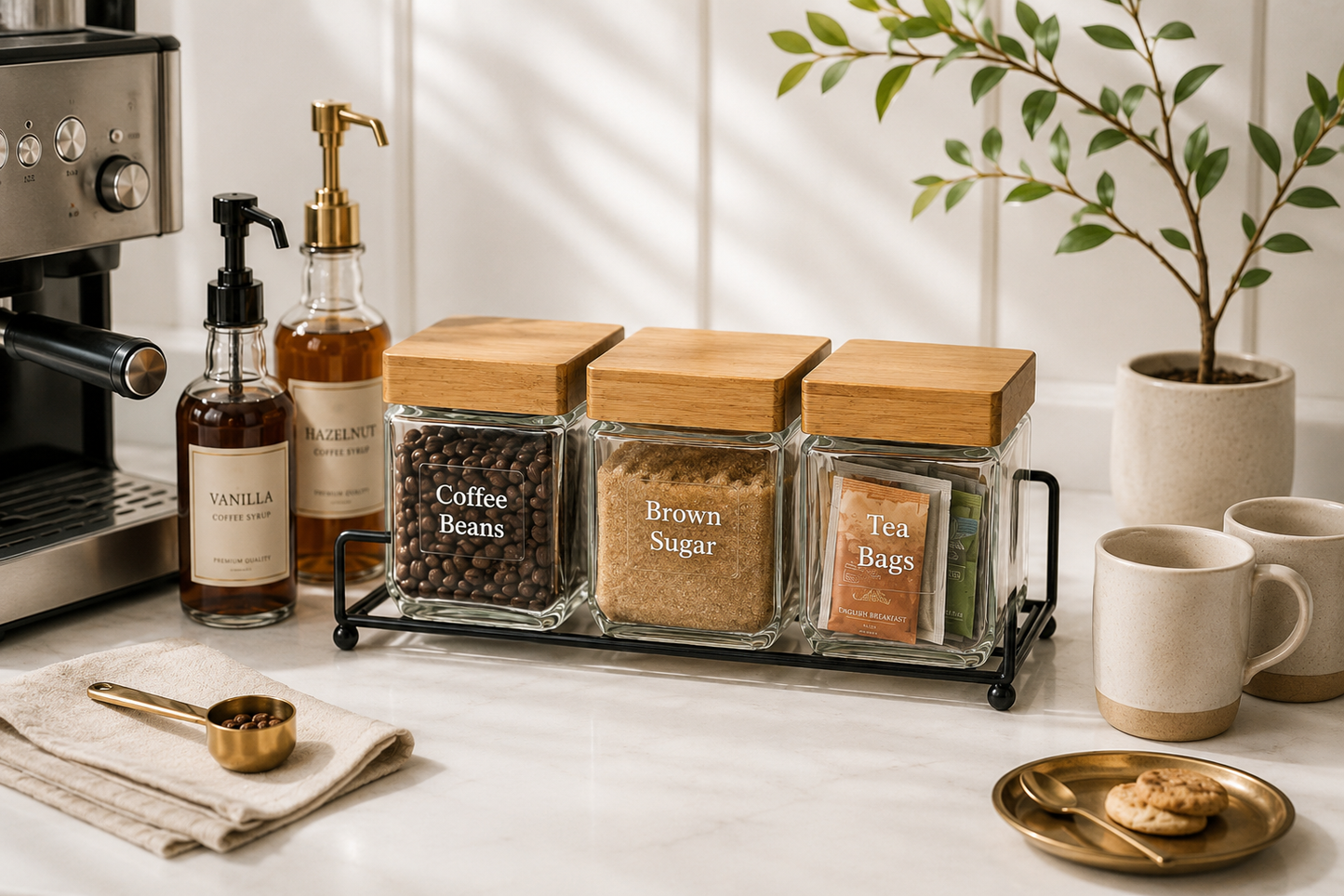 The Pantry Edit — Glass Canister Set