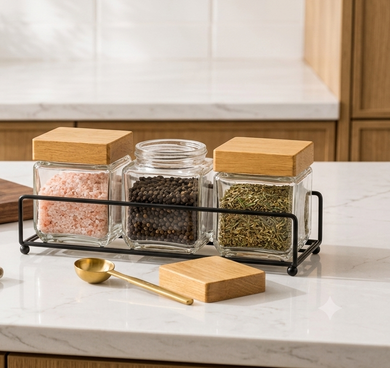 The Pantry Edit — Glass Canister Set