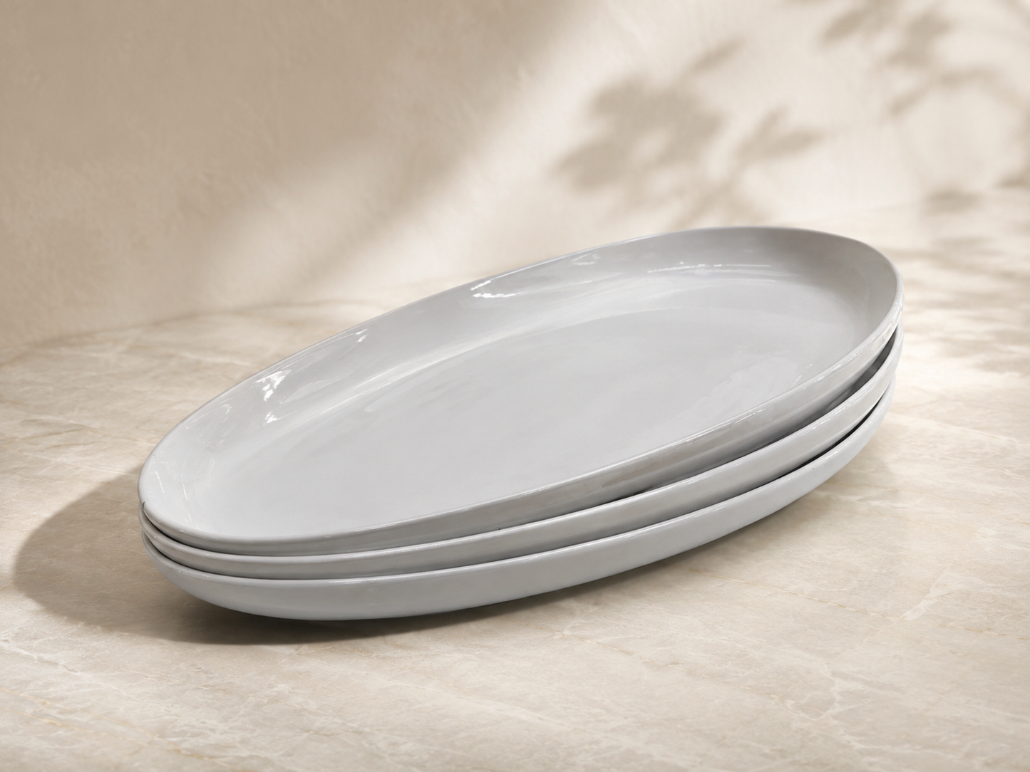 The Oval Platter — Essential White
